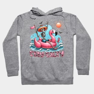 "Stay Salty" Funny Skeleton Hoodie